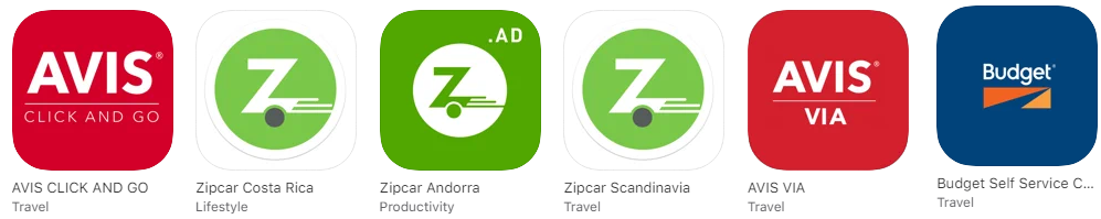app icons