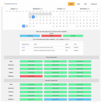 Boat Rental Software Rent Centric Calendar Reservation